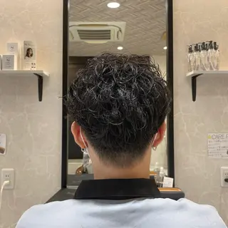 ショート パーマ メンズ 本店店長☆ 前原海翔のヘアスタイル