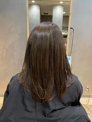 セミロング 上村 颯のヘアスタイル