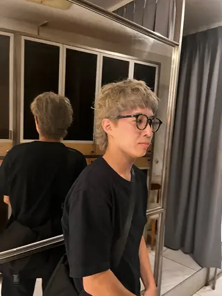 カラー メンズ モデル様募集 えのもとりき🏄のヘアスタイル