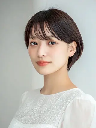 ショート liberté リベルテ所属・韓国ヘア/髪質改善 レイヤーカット/会田のヘアスタイル