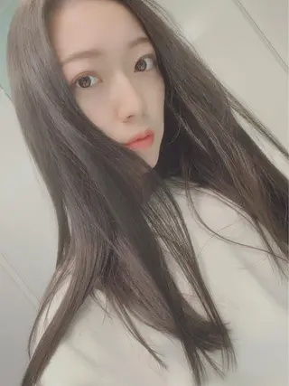 セミロング カラー 柔らかブラウン/顔周 りレイヤー♡ユウシのヘアスタイル