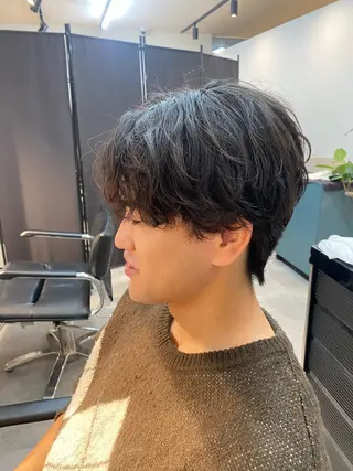 パーマ メンズ 韓国メンズヘア千葉駅 矯正パーマ/橋本のヘアスタイル