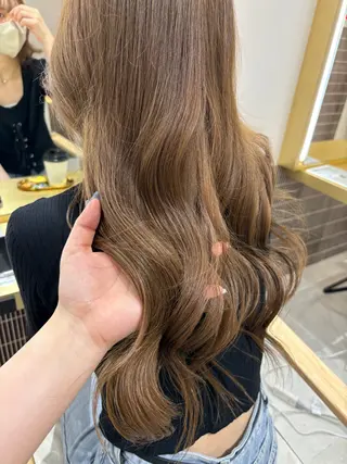 ロング カラー ‎🤍Miu‎🤍 レイヤーカット‎🤍のヘアスタイル