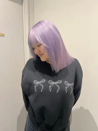 カラー GEM/ hinanaのヘアスタイル