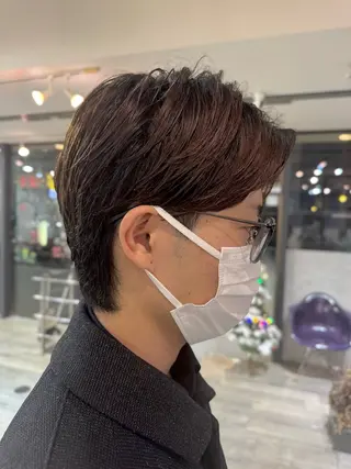 メンズ 米元 春奈のヘアスタイル