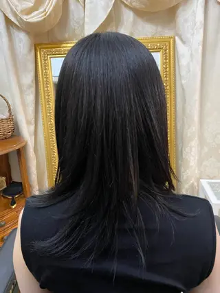 セミロング パーマ GOLD BLACK所属・究極の艶髪！ 艶神！大矢祥央のヘアスタイル