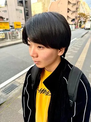 メンズ 米元 春奈のヘアスタイル