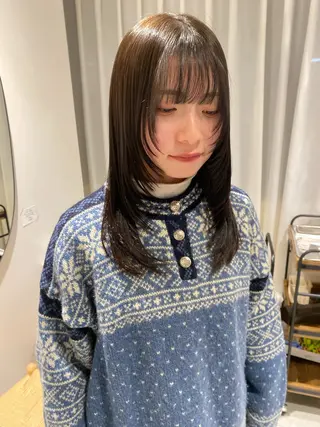 ロング knock所属・knock　國友 華乃のヘアスタイル