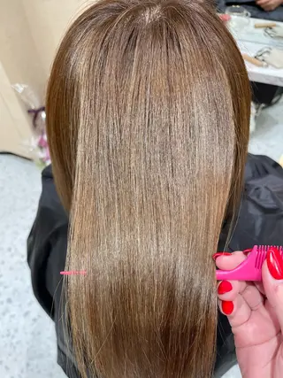 ミディアム カラー 韓国ヘア/髪質改善 /Harunaのヘアスタイル