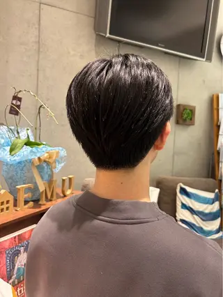 メンズ 🪼🫧垢抜け韓国風 カラー🦔さえ🦔のヘアスタイル