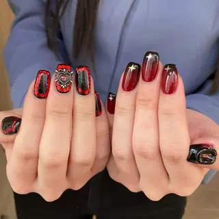ネイル kana/モード ・グランジ໒꒱のネイルデザイン