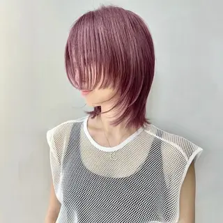 ミディアム カラー Hiroto/表参道 /暗髪/モード♠️のヘアスタイル