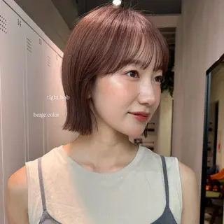 ミディアム saki‪🌱‬♡ /透明感カラーのヘアスタイル