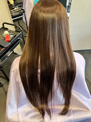 ロング 髪質改善⚡️カラー 🍀武久 誠🍀のヘアスタイル