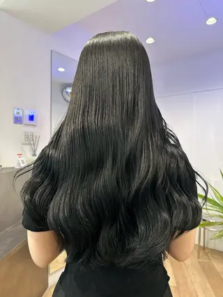 ロング カラー 🍓ケアブリーチ× レイヤーカット🍓のヘアスタイル