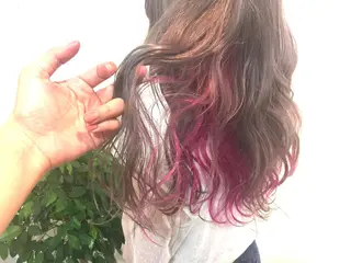 ロング カラー アップシー デイジーのヘアスタイル