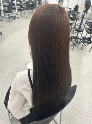 ロング カラー ヘアアレンジ 透明感ブラウン✖️ ボブ🤎ホウトのヘアスタイル