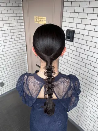 ヘアアレンジ 推し活＊イベントヘア 💕ゆり🐈🐾のヘアスタイル