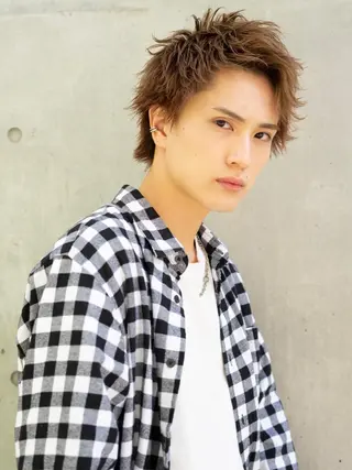 ショート パーマ メンズ ✨ダメージを感じない 美髪ヘア✨ 野口春貴のヘアスタイル