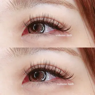 カラー ヘアアレンジ マツエク・マツパ 心斎橋🤍韓国.美眉 パリジェンヌ R..のマツエク・マツパデザイン