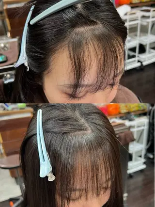 ロング 土田かほ/本日🈳 透明感カラー🍃のヘアスタイル