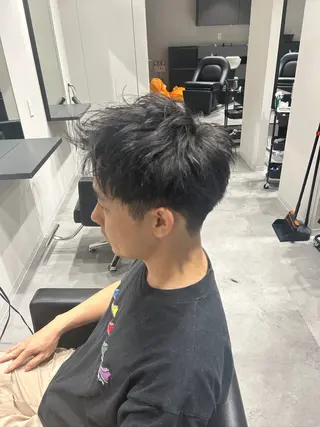 メンズ option所属・三浦千裕 メンズカットのヘアスタイル