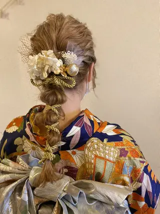 ロング ヘアアレンジ Ka naのヘアスタイル