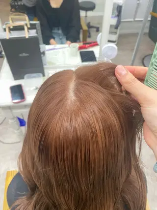 ミディアム カラー limitみづき🌙 ブリーチカラーのヘアスタイル