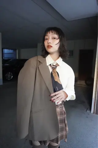 ミディアム カラー パーマ mashu Atoro所属・梅田美容室 / miyuの眉毛・アイブロウイメージ