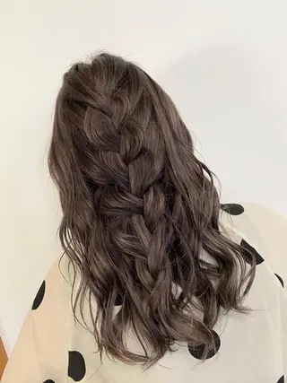 ロング カラー パーマ ヘアアレンジ キッズ ネイル マツエク・マツパ hair  mode RITZ所属・★ 里奈★のヘアスタイル