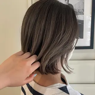 ミディアム カラー ナガミネアリサ/ 学芸大学/海外ヘアのヘアスタイル