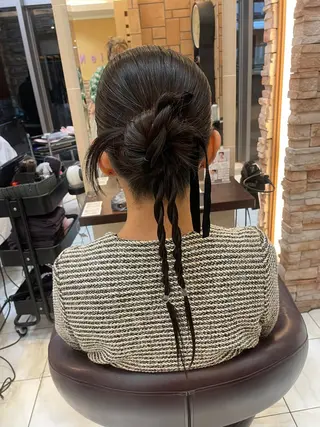 ロング ヘアアレンジ 垢抜け透明感カラー 🌻篠崎梓🌻のヘアスタイル