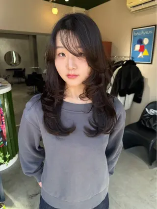 ロング カラー ナチュラル・ハイトー ン🏆HINOKIのヘアスタイル