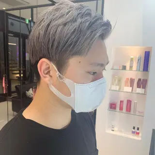 ショート カラー ハッシュカット/ハイ トーン/MANAMIのヘアスタイル