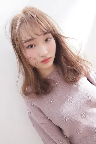 セミロング Laf.【ラフ］北坂戸駅前所属・🌈New Open Laf.🌈奥居伸輔のヘアスタイル