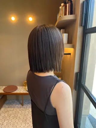 ミディアム ボブ/艶カラー 鎌倉/MIHO🌼のヘアスタイル