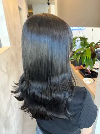 ロング カラー Salon de  COCO所属・Yuka /ツヤカラー✨のヘアスタイル