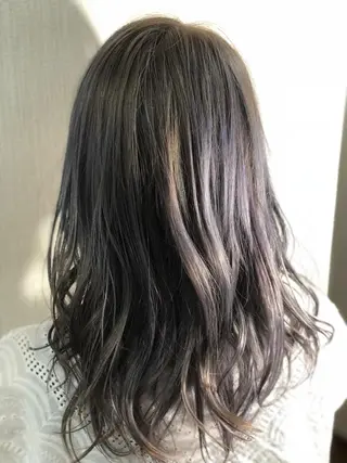 セミロング 柳澤 和也のヘアスタイル