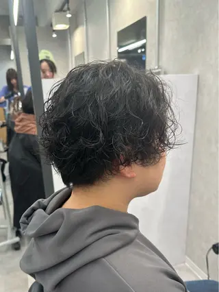 ショート パーマ メンズ 🌀メンズパーマ🌀 中島 日菜のヘアスタイル