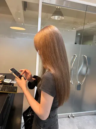 ロング N(a)INE.（ナイン）所属・SAKI/時短セット /レイヤーカット♥️のヘアスタイル