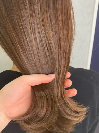 ミディアム 🌱ブリーチ・透明感 カラー/mapi🦭のヘアスタイル