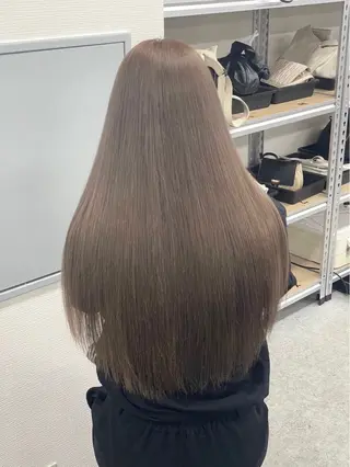 カラー 透ける透明感カラー 🤍anju🎀のヘアスタイル