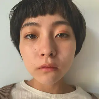 ブリーチなしWカラー /地毛風/小林凪沙のヘアスタイル