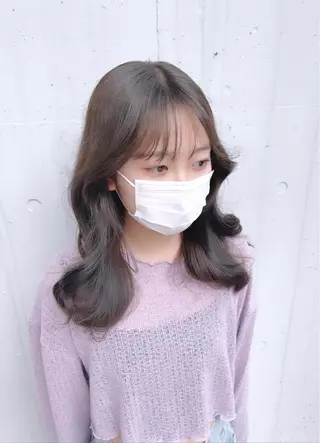 ロング カラー 泉 堅也のヘアスタイル