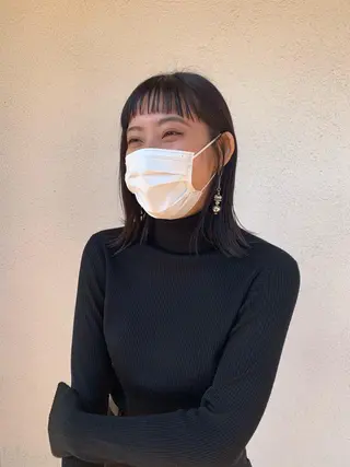 ミディアム カラー ヘアアレンジ 中津/柔らかカラー/ ナガオ　イズミのヘアスタイル