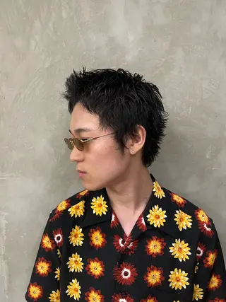 ショート メンズ tomoメンズ特化 /パーマ/カットのヘアスタイル