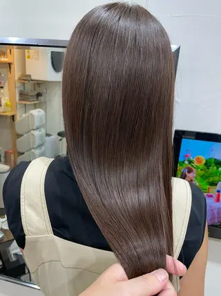 ロング カラー SUN GLOW  サングロウ所属・水素トリートメント／ 髪質改善/ナカノメのヘアスタイル