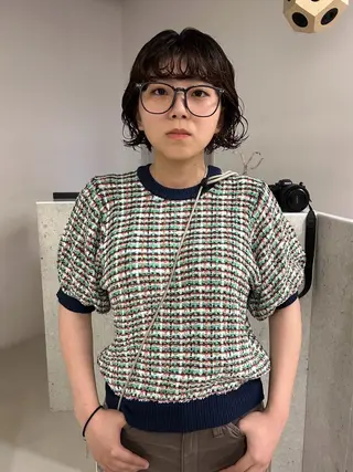 ショート aika/パーマ/ ショート/伏見のヘアスタイル