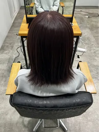 ミディアム ワンカラーモデル募集 /Mayaのヘアスタイル