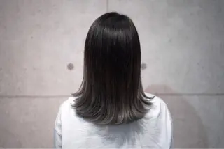 セミロング カラー 神野 洸都のヘアスタイル